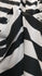 Two Inch (2") Matte Finish Vertical Stripes on Nylon Spandex Fabric (Black/White) | (4 Way Stretch/Per Yard)