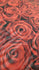Roses on Printed Poly Mesh Fabric | (4 Way Stretch/Per Yard)