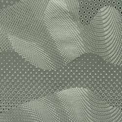 Activewear Abstract Print on Nylon Spandex Fabric (Silver) | (4 Way Stretch/Per Yard)