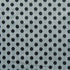 Polka Dot Print on Poly Mesh Fabric (Black/Silver) | (2 Way Stretch/Per Yard)