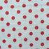 Polka Dot Print on Poly Mesh Fabric (Red/White) | (2 Way Stretch/Per Yard)