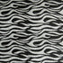 Flame Printed Rough Finished Cracked Ice Print on a Vinyl Backing (Black/Silver) | (Per Yard)