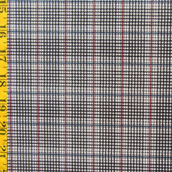 Woven Theme Plaid Print on Poly Spandex Fabric | (4 Way Stretch/Per Yard)