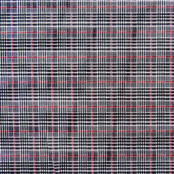 Woven Theme Plaid Print on Poly Spandex Fabric | (4 Way Stretch/Per Yard)