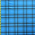 Classic Plaid Print on Poly Spandex Fabric (Blue) | (4 Way Stretch/Per Yard)