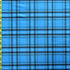 Classic Plaid Print on Poly Spandex Fabric (Blue) | (4 Way Stretch/Per Yard)