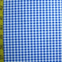 Gingham Print on Poly Spandex Fabric (Blue) | (4 Way Stretch/Per Yard)