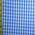 Gingham Print on Poly Spandex Fabric (Blue) | (4 Way Stretch/Per Yard)