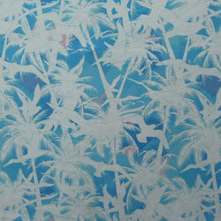 Scenic Background Print on Poly Spandex Fabric | (4 Way Stretch/Per Yard)
