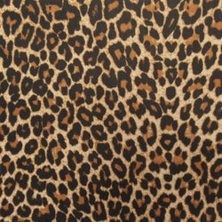 Leopard Print on Poly Mesh Fabric | (4 Way Stretch/Per Yard)