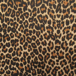 Leopard Print on Poly Mesh Fabric | (4 Way Stretch/Per Yard)
