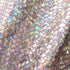 Holographic Mermaid Print on Poly Spandex Fabric (Silver/Orchid) | (4 Way Stretch/Per Yard)