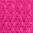 Purple Holographic Sequin on Hot Pink Lace | (2 Way Stretch/Per Yard)