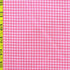 Gingham Print on Poly Mesh Fabric (Pink/White) | (2 Way Stretch/Per Yard)