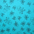 Skulls and Bones Printed on Poly Mesh Fabric (Turquoise) | (4 Way Stretch/Per Yard)