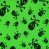 Skulls and Bones Printed on Poly Mesh Fabric (Neon Green) | (4 Way Stretch/Per Yard)