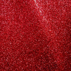 Rough Finished Cracked Ice Print on a Vinyl Backing (Red) | (Per Yard)