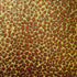 Leopard Spots with Holographic Glitter Printed on Rough Finished Cracked Ice Print w/ Vinyl Backing (Gold/Copper) | (Per Yard)