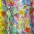 Snake Skin Gradient Printed on Poly Spandex Fabric | (4 Way Stretch/Per Yard)
