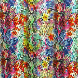 Snake Skin Gradient Printed on Poly Spandex Fabric | (4 Way Stretch/Per Yard)