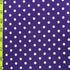 Iconic Polka Dot Print on Poly Spandex Fabric (Black/Pink) | (4 Way Stretch/Per Yard)