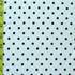 Polka Dot Print on Poly Spandex Fabric (Black/White) | (4 Way Stretch/Per Yard)