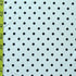 Polka Dot Print on Poly Spandex Fabric (Black/White) | (4 Way Stretch/Per Yard)