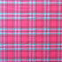 Classic Plaid Print on Poly Spandex Fabric (Pink) | (4 Way Stretch/Per Yard)