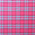 Classic Plaid Print on Poly Spandex Fabric (Pink) | (4 Way Stretch/Per Yard)