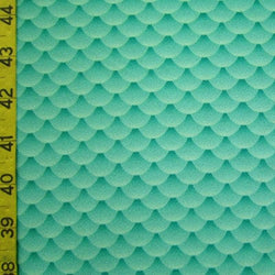 Bubbly Fishscale Print on Nylon Spandex Fabric | (4 Way Stretch/Per Yard)