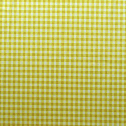 Gingham Print on Poly Spandex Fabric (Gold) | (4 Way Stretch/Per Yard)