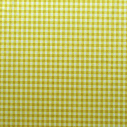 Gingham Print on Poly Spandex Fabric (Gold) | (4 Way Stretch/Per Yard)