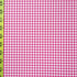 Gingham Print on Poly Spandex Fabric (Pink) | (4 Way Stretch/Per Yard)