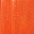 Dots with Holographic Foil Print on Poly Spandex Fabric (Copper/Orange) | (2 Way Stretch/Per Yard)