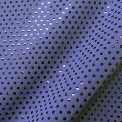 Dots with Holographic Foil Print on Poly Spandex Fabric (Purple/Blush Purple) | (2 Way Stretch/Per Yard)