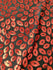 Metallic Foil Lip Print on Poly Spandex Fabric (Red/Black) | (4 Way Stretch/Per Yard) **LIMITED**
