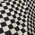 2x2" Checkerboard Print on Nylon Spandex Fabric (White/Black) | (4 Way Stretch/Per Yard)