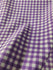 Gingham Print on Poly Spandex Fabric (Lavender) | (4 Way Stretch/Per Yard)