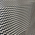 Chevron Print on Poly Spandex Fabric (White/Black) | (4 Way Stretch/Per Yard)