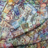 Holographic International Money Print on Poly Spandex Fabric | (4 Way Stretch/Per Yard)