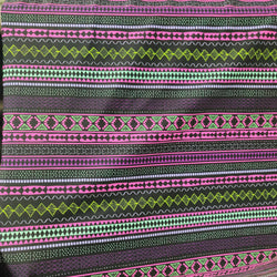 Summer Aztec Pattern on Poly Spandex Fabric | (4 Way Stretch/Per Yard)