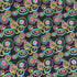 Trippy Inverse Dots Printed on Poly Spandex Fabric | (4 Way Stretch/Per Yard)