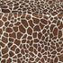 Giraffe Print on Poly Spandex Fabric (Coffee/White) | (4 Way Stretch/Per Yard)
