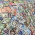 Holographic International Money Print on Poly Spandex Fabric | (4 Way Stretch/Per Yard)