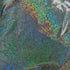 Black Shattered Glass w/ Holographic Foil Spandex Fabric | (4 Way Stretch/Per Yard)