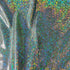 Black Shattered Glass w/ Holographic Foil Spandex Fabric | (4 Way Stretch/Per Yard)