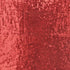 5mm Sequins on Poly Mesh Fabric (Red) | (2 Way Stretch/Per Yard)
