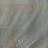 Dots with Holographic Foil Print on Poly Spandex Fabric (Silver/Gray) | (2 Way Stretch/Per Yard)