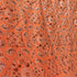 Paisley Printed with Foil on Poly Spandex Fabric (Silver/Orange) | (4 Way Stretch/Per Yard)