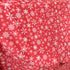 Christmas Snowflakes Print (White/Crimson) on Poly Spandex Fabric | (4 Way Stretch/Per Yard)